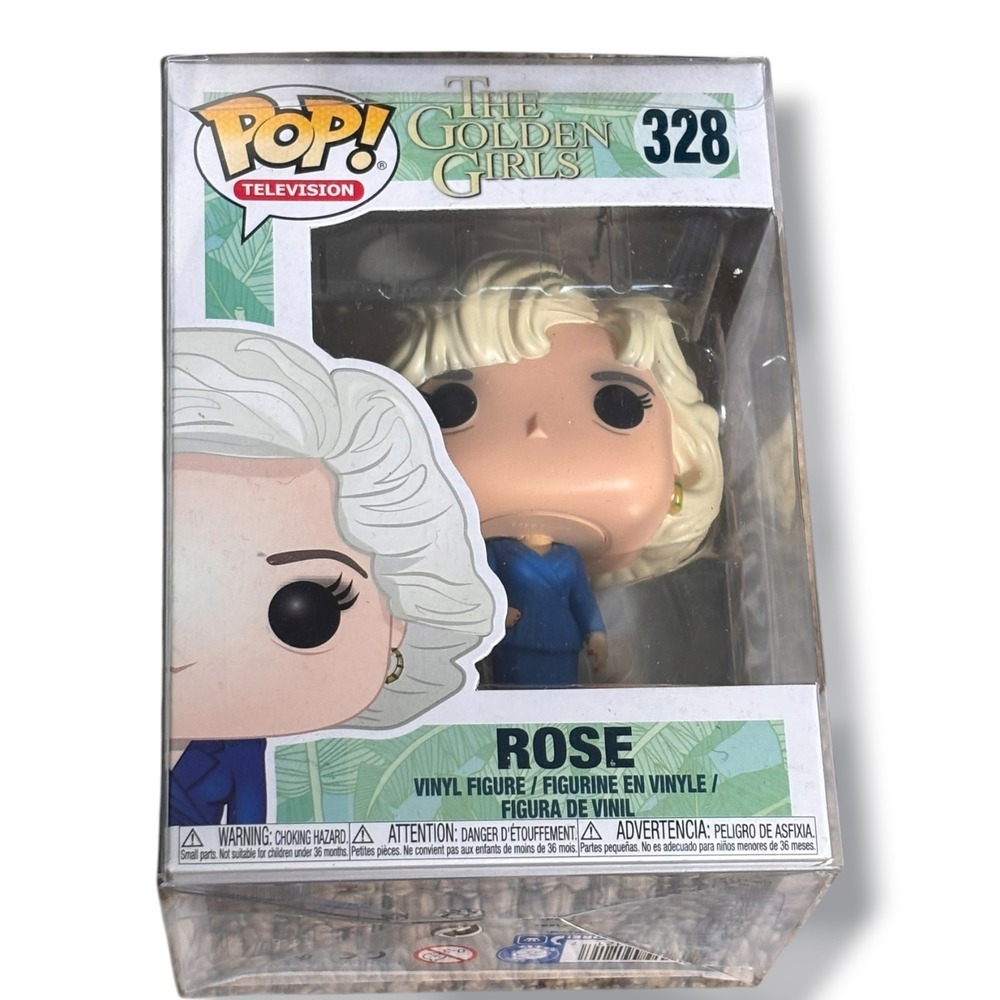 Funko Pop The Golden Girls Rose #328 Betty White Vinyl Figure With Protector